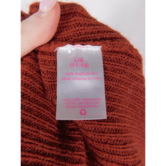 Unified Title "No Boundaries Large Rust Duster Cardigan Lace Up Cottagecore - Picture 11 of 12